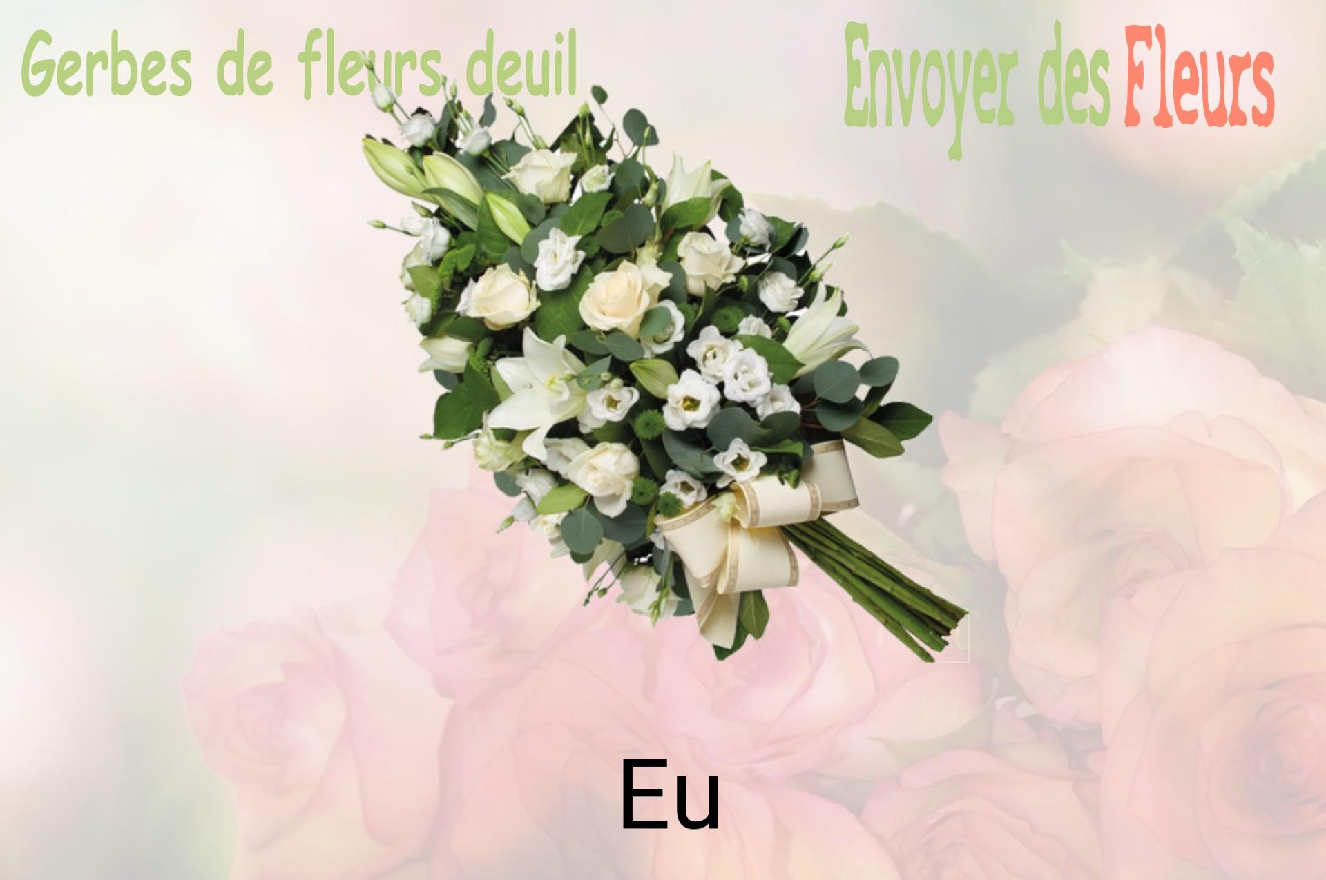 Gerbe de fleurs de deuil livrée à Eu